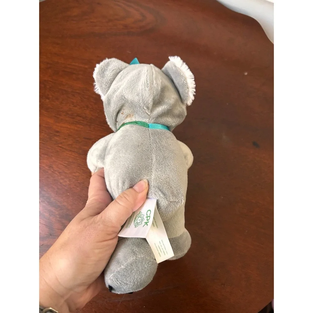 Cabbage Patch Kids Cuties Koala Plush Doll Grey Polka Dot Baby Green Eyes